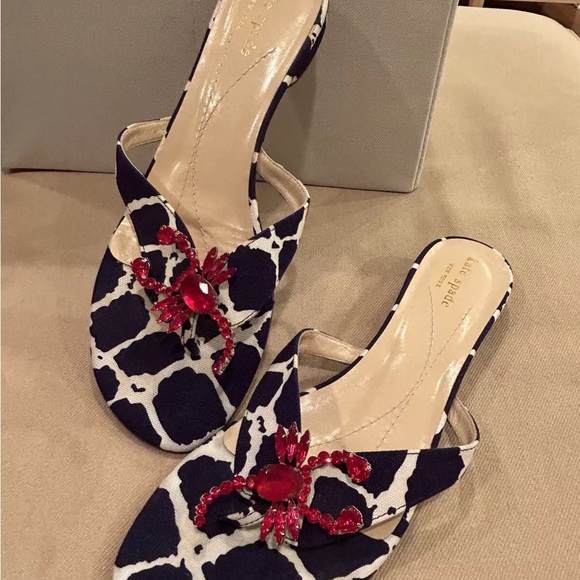 Kate Spade! Red scorpion flats! - Picture 6 of 13